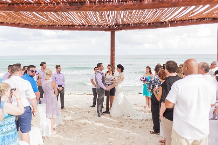 ceremony at Mexico Resort - Ottawa Destination wedding photographer