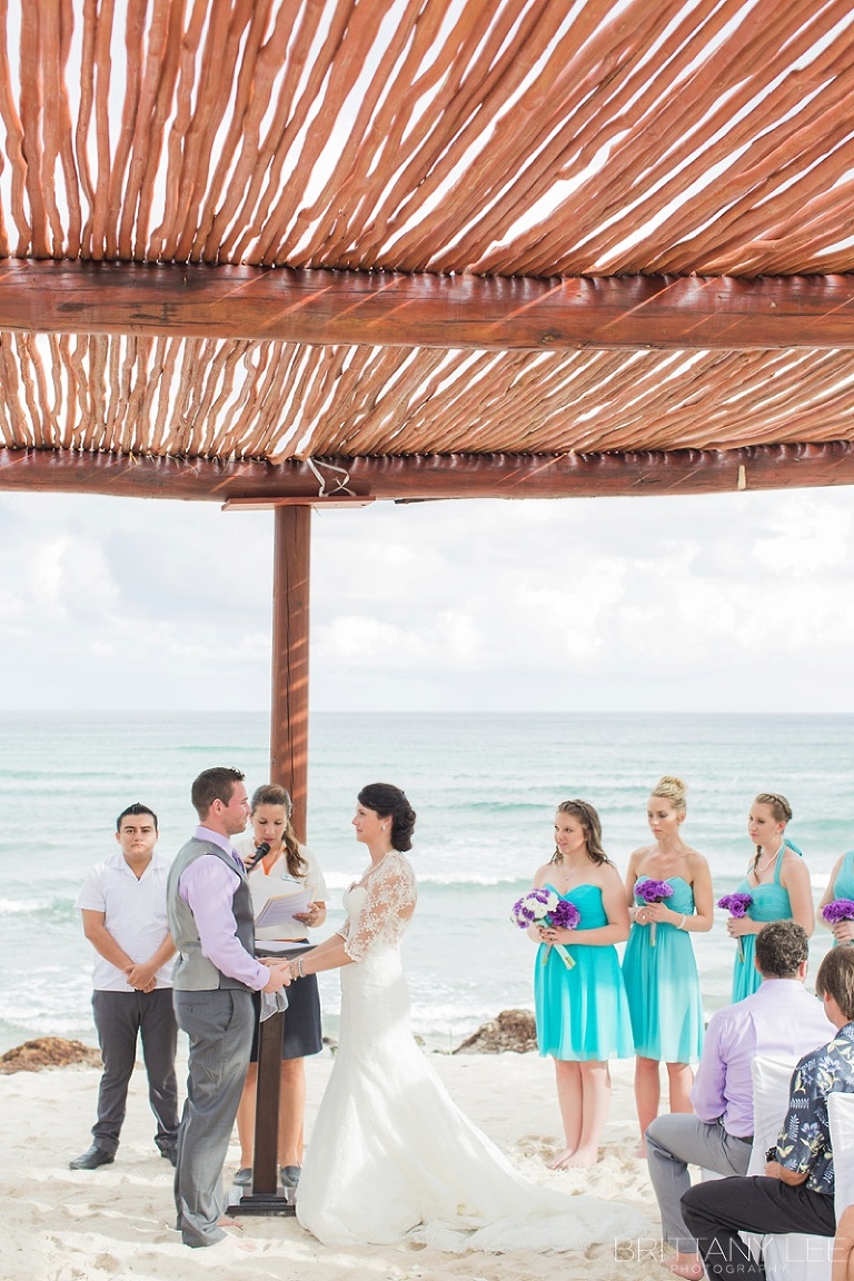 ceremony at Mexico Resort - Ottawa Destination wedding photographer