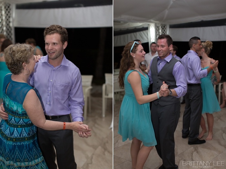 reception dancing at Mexico destination wedding - Ottawa Wedding Photographer