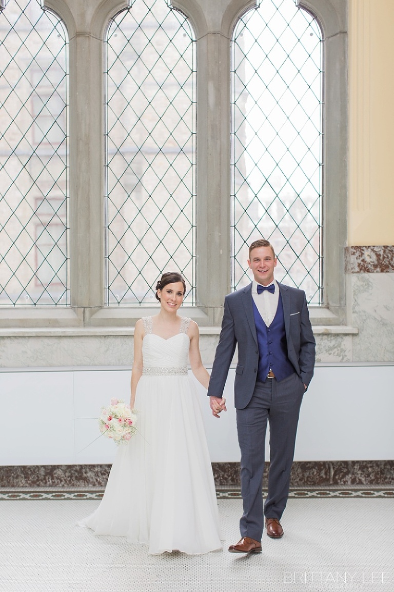 Ottawa Bride and Groom - First look photos - wedding portraits at Museum of Nature