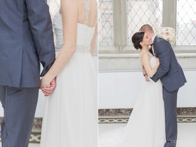 Photo of Bride and Groom in the Queen's Lantern, Museum of Nature Ottawa Wedding