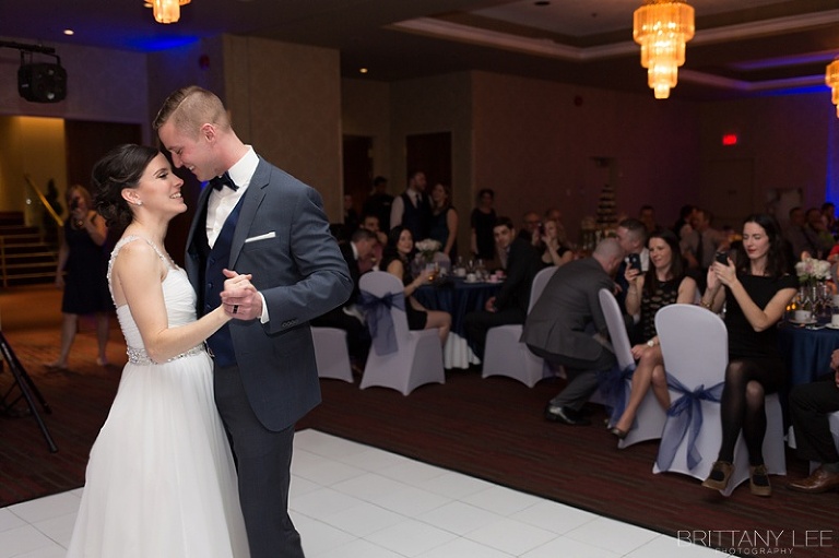 Bride and Groom first dance at Ottawa Wedding - Photographer at Lord Elgin Hotels