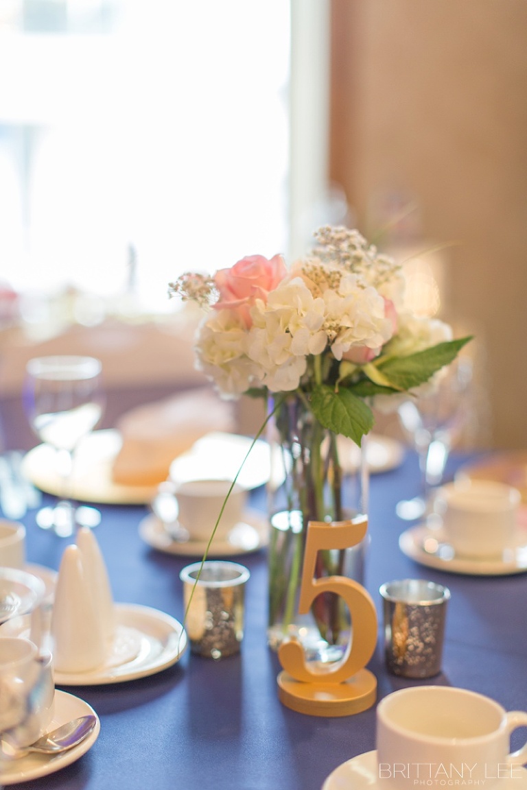 Gold table numbers at Ottawa Wedding - Photos at Lord Elgin Hotel, Ottawa