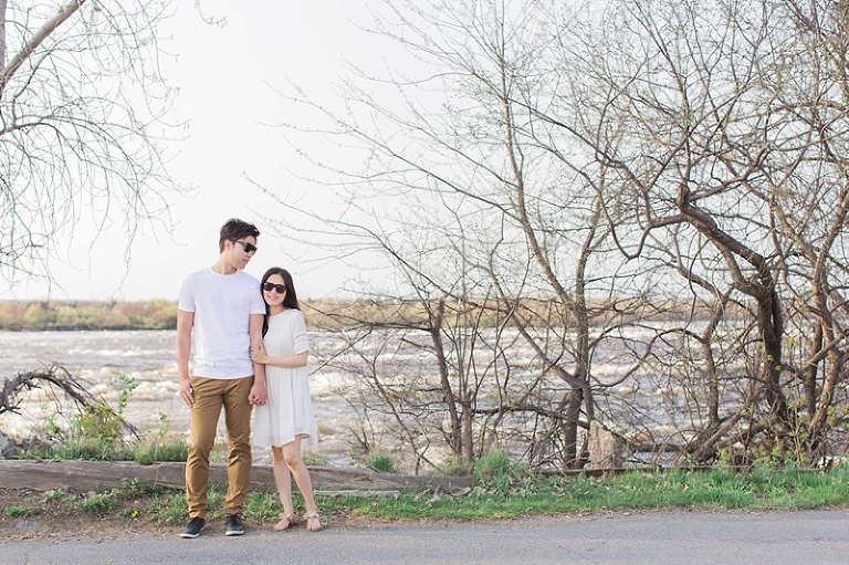 Ottawa Engagement Photos - Britannia Yacht Club - Along Ottawa River