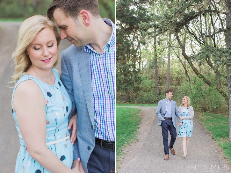 Strathconca Park Engagement Photos - Ottawa Bride and Groom together in park 