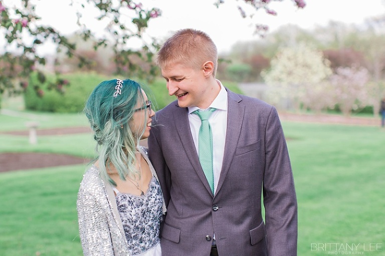 Experimental Farm Wedding Photos -  Bride and Groom in Ornamental Gardens