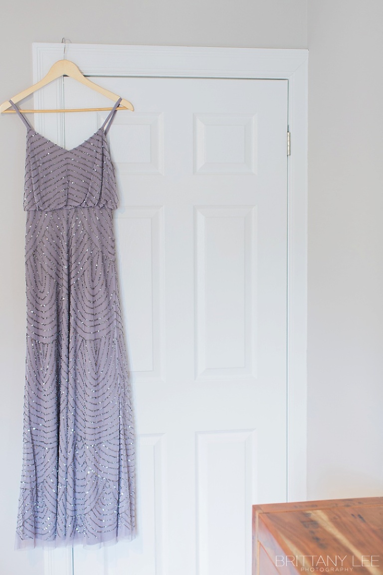 grey sequin bridesmaid dress