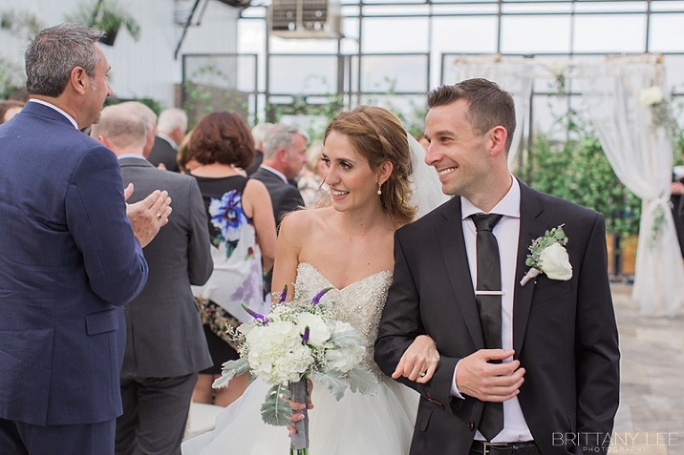 Bride and Groom at White Alter at Aquatopia - Ottawa wedding photos