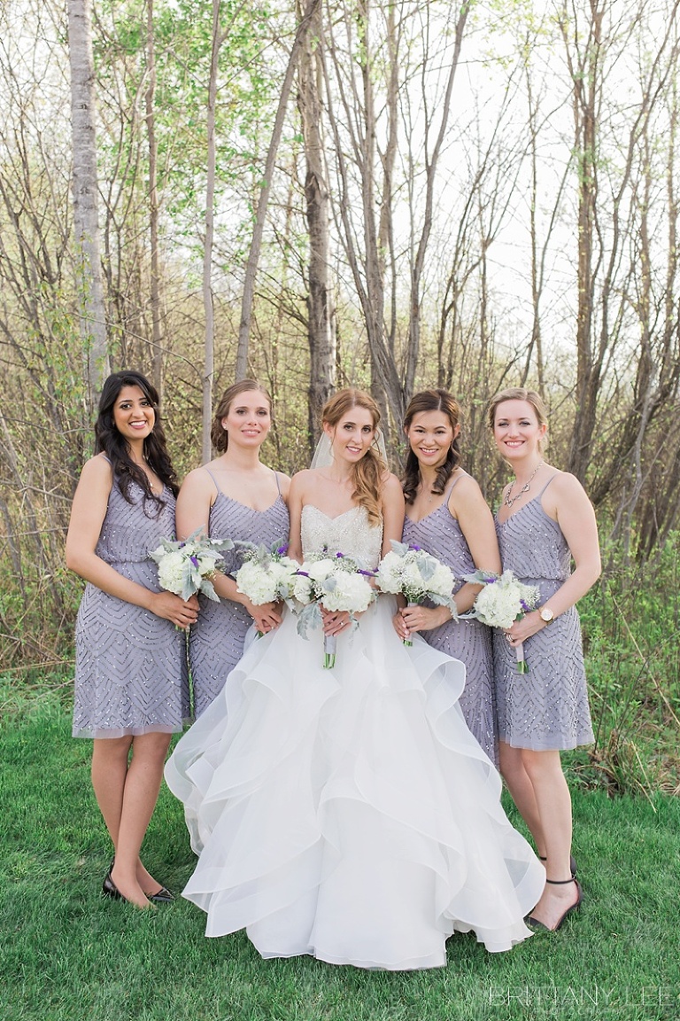 Wedding photos outside Aquatopia Conservatory Carp Ontario