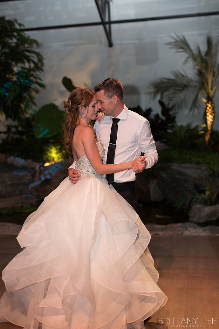Classic white and rustic Ottawa wedding reception at Aquatopia Events - First Dance