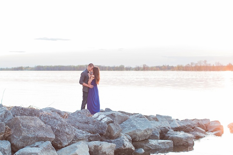 Petrie Island Beach Engagement Session Photos - Ottawa Bride and Groom
