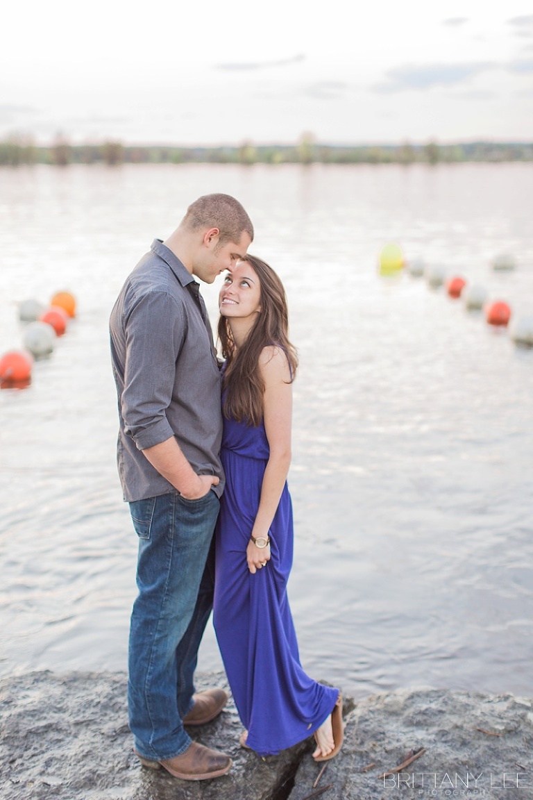 Petrie Island Beach Engagement Session Photos - Ottawa Bride and Groom