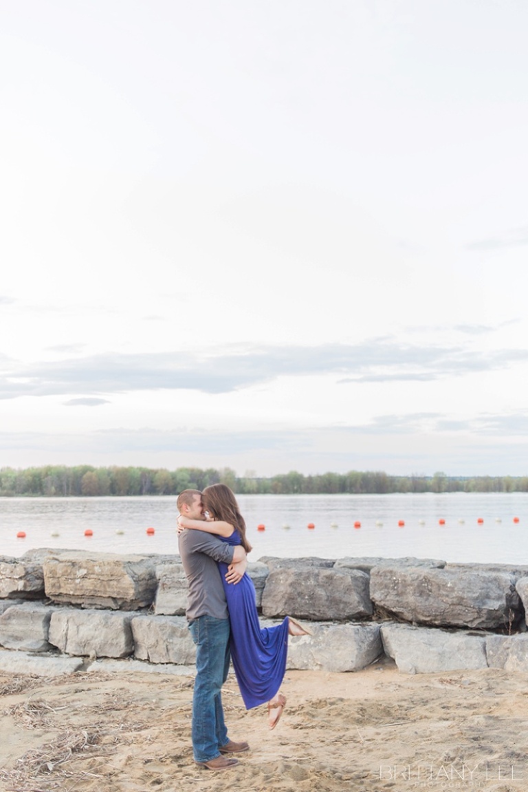 Petrie Island Beach Engagement Session Photos - Ottawa Bride and Groom