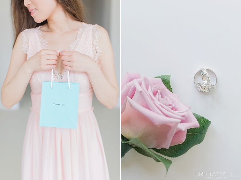 Kate Spade Bridesmaid gifts on wedding day 