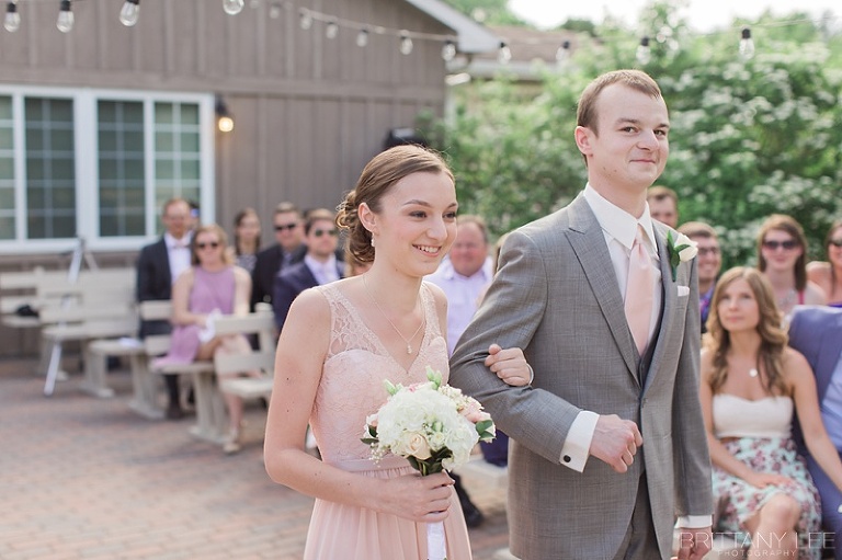 Strathmere Garden House Outdoor Wedding Ceremony Photos