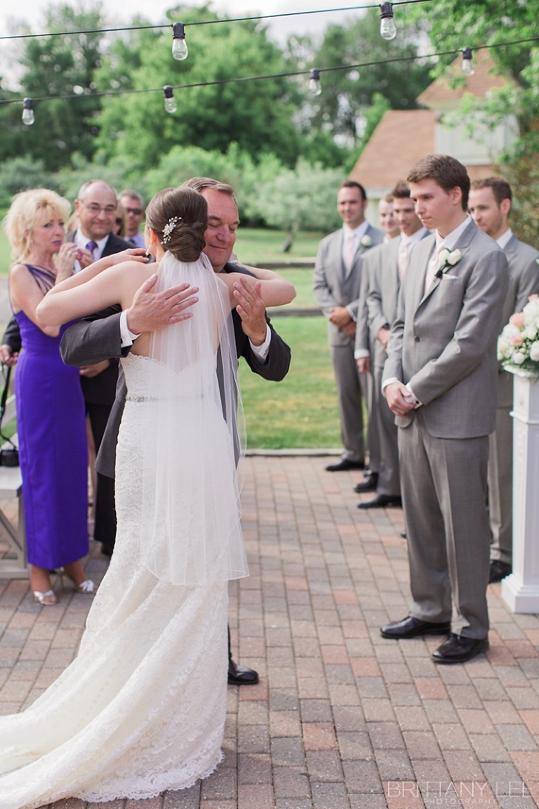 Strathmere Garden House Outdoor Wedding Ceremony Photos
