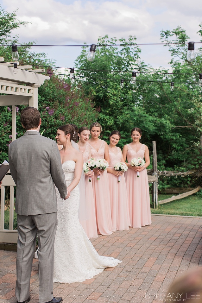 Strathmere Garden House Outdoor Wedding Ceremony Photos
