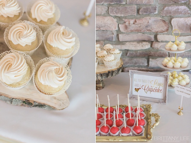 Blush, white, and rustic wedding decor at Strathmere Garden House Ottawa wedding