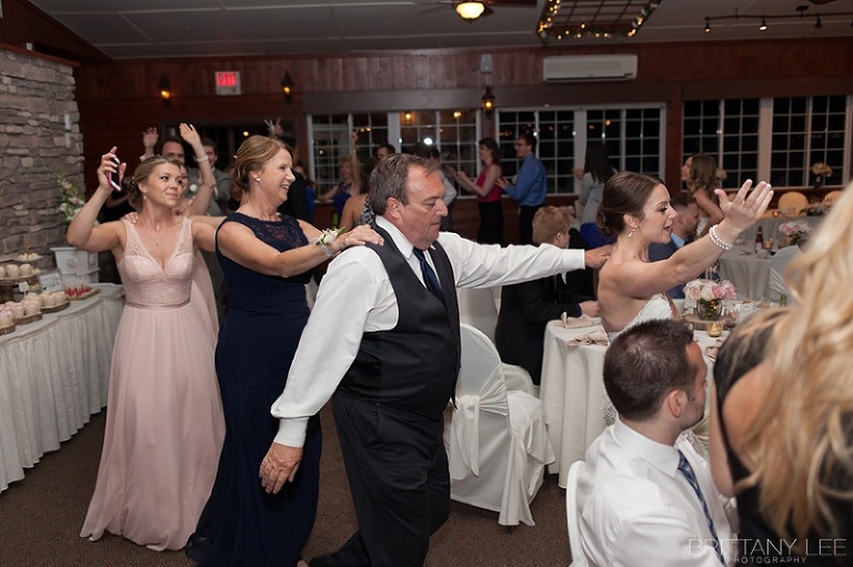 photo of wedding reception at Strathmere Garden house in Ottawa