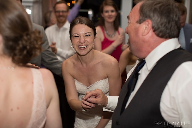photo of wedding reception at Strathmere Garden house in Ottawa