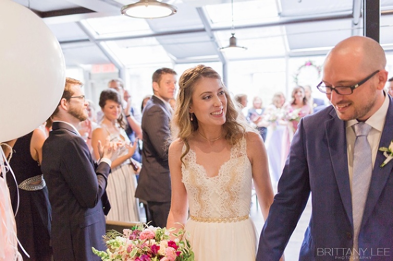 Soft and Romantic Wedding Ceremony Photography at Mill Street Brew Pub in Ottawa