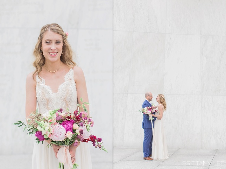 Bride and Groom pictures at downtown Ottawa Wedding
