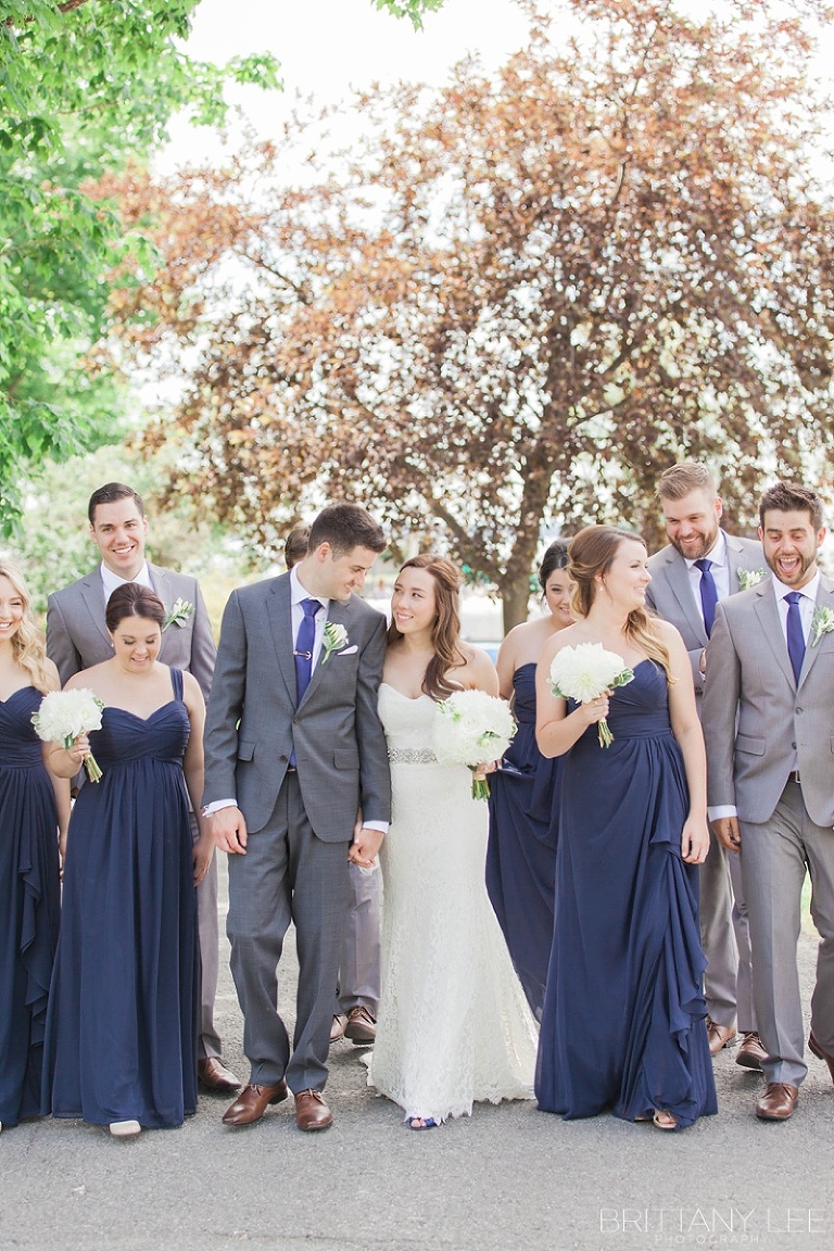 Navy and nautical Ottawa wedding at Britannia Yacht Club