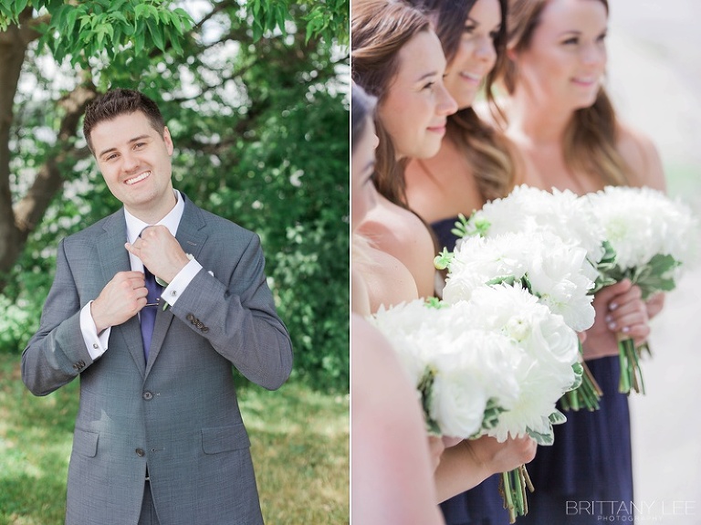 Navy and nautical Ottawa wedding at Britannia Yacht Club