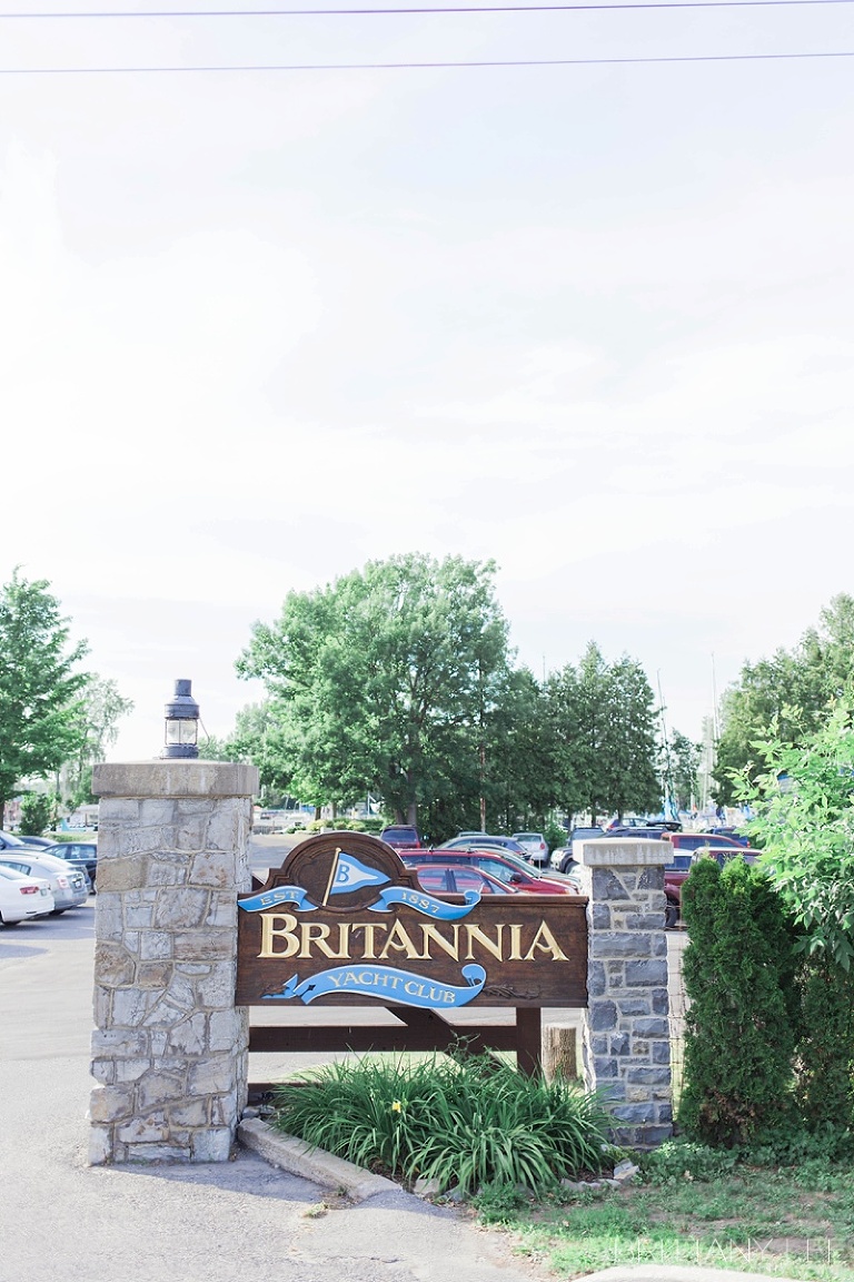 Navy and Nautical wedding reception photos at Ottawa Britannia Yacht Club