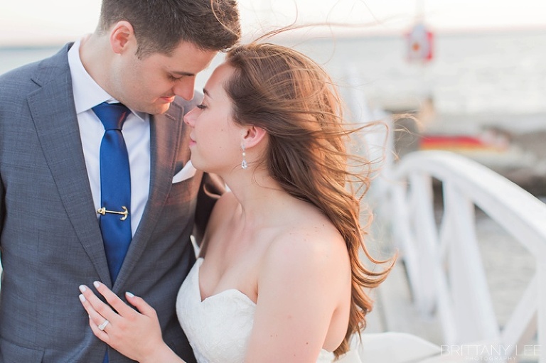 Bride and Groom Photos at Ottawa nautical wedding Britannia Yacht Club