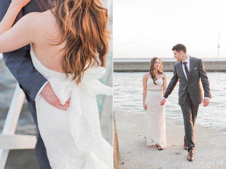 Bride and Groom Photos at Ottawa nautical wedding Britannia Yacht Club
