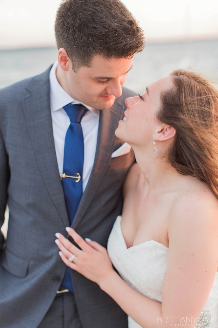 Bride and Groom Photos at Ottawa nautical wedding Britannia Yacht Club