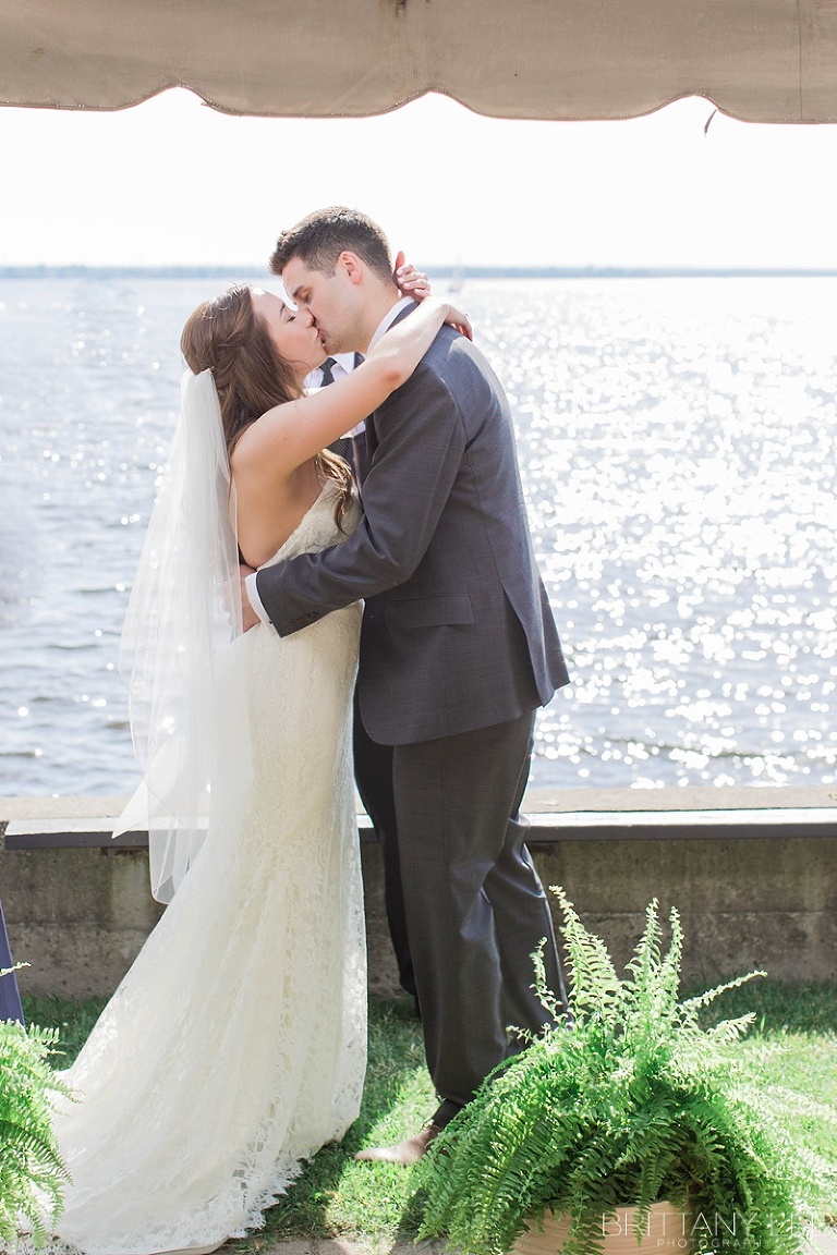 Ottawa Wedding Ceremony photos at Britannia Yacht Club