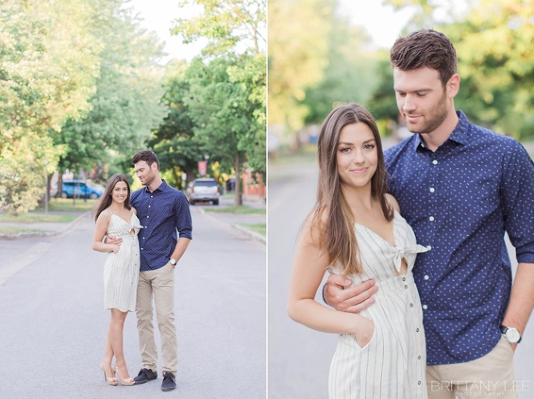 Summer Engagement photos at Manotic Mill in Ottawa
