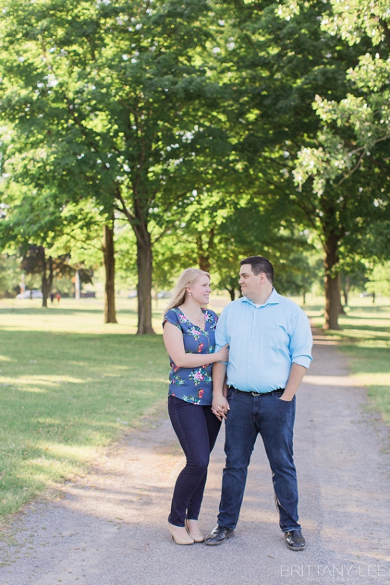 Mooneys Bay Beach Ottawa engagement photos