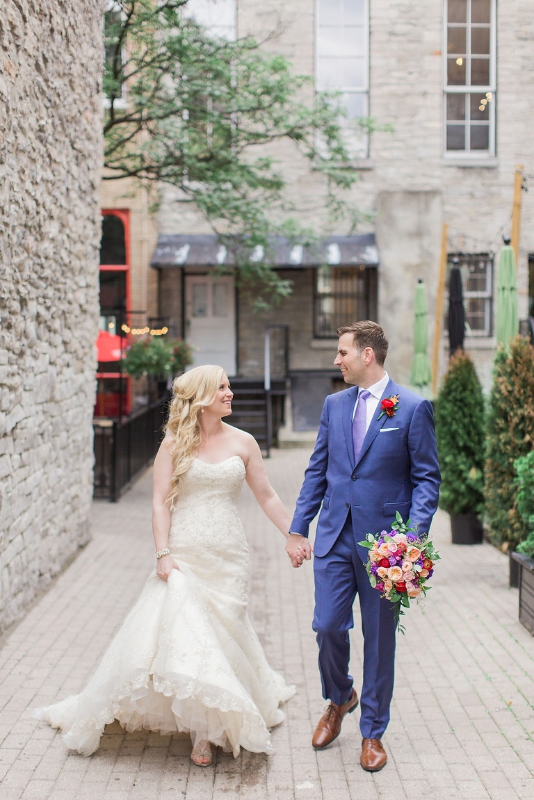 Downtown Ottawa Courtyard Restaurant Wedding - Brittany Lee Photography