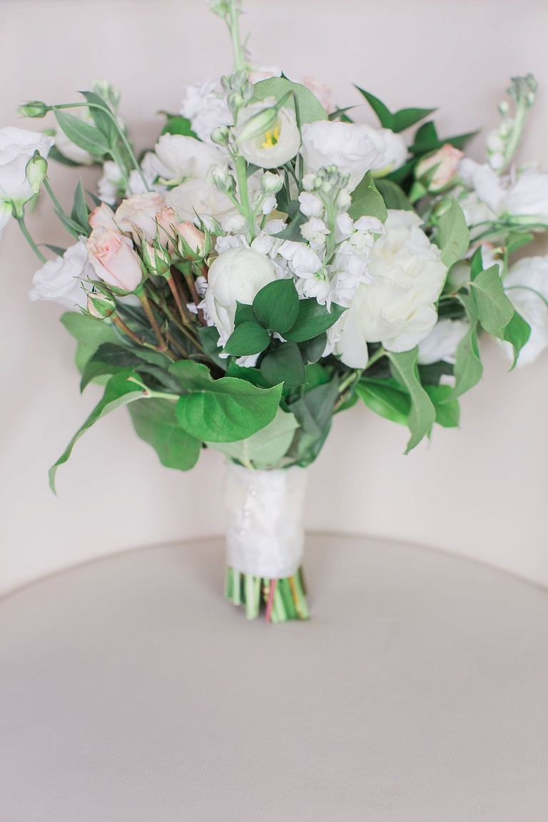 Mill Street Brew Pub Ottawa Wedding - Bridal bouquet while Bride is getting ready