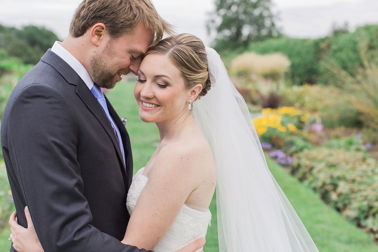 Mill Street Brew Pub Ottawa Wedding - Bride and Groom First Look photos at Ornamental Gardens in Ottawa
