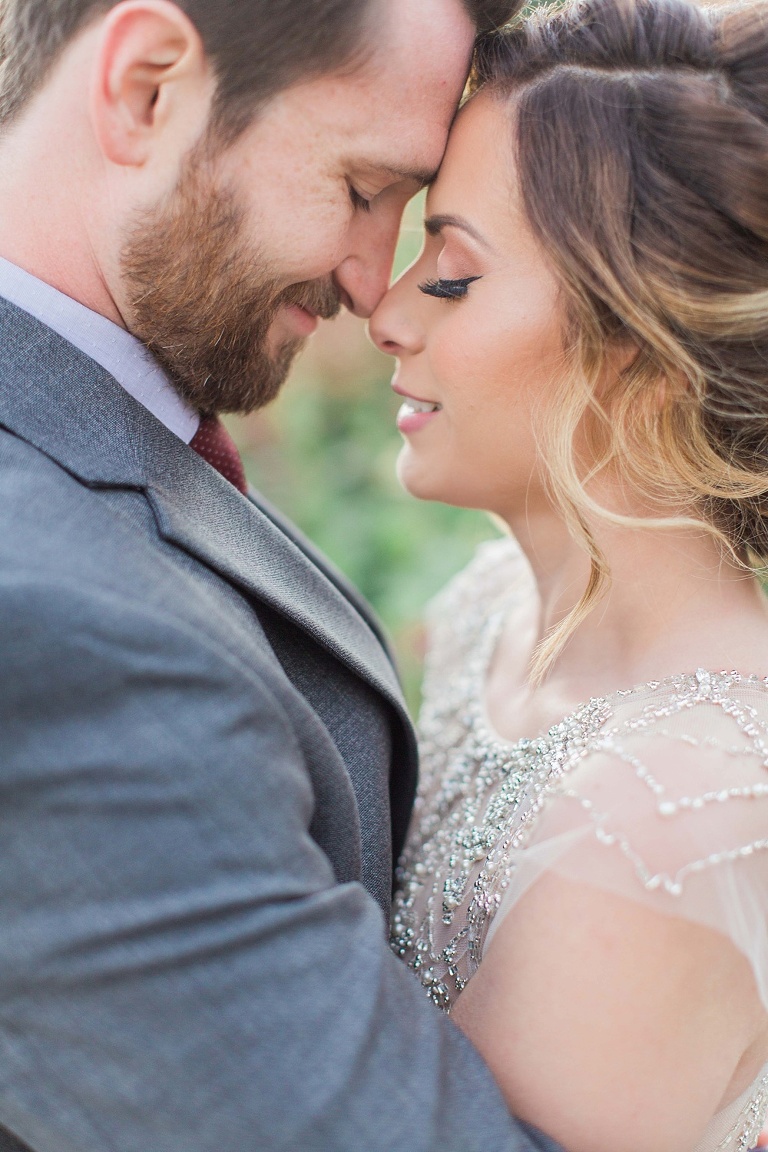 Favourite Wedding Photos from 2016 - Bride and Groom really close together and smiling