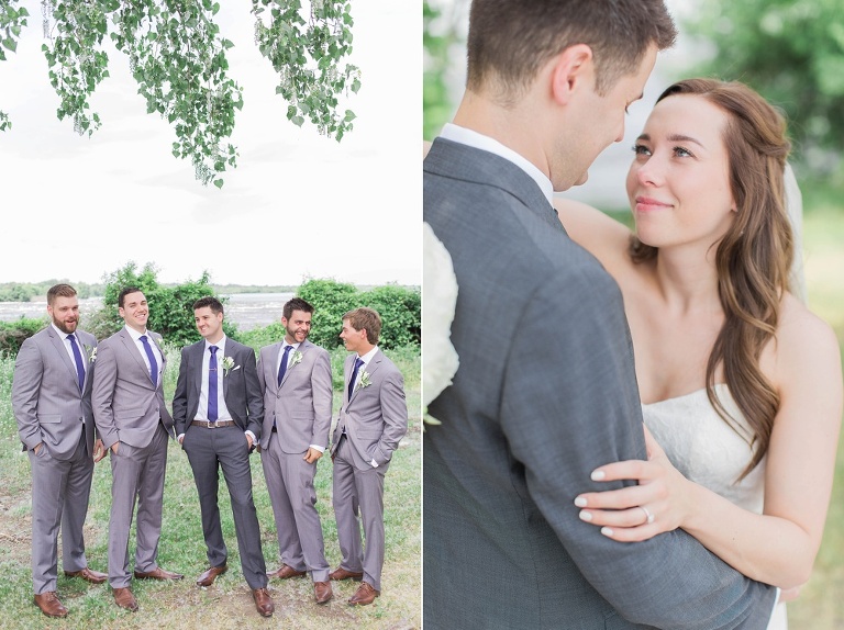 Favourite Wedding Photos from 2016 - Groomsmen standing together and laughing before wedding ceremony
