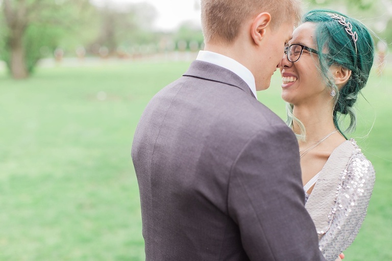 Favourite Wedding Photos from 2016 - Groom tickling bride after wedding ceremony