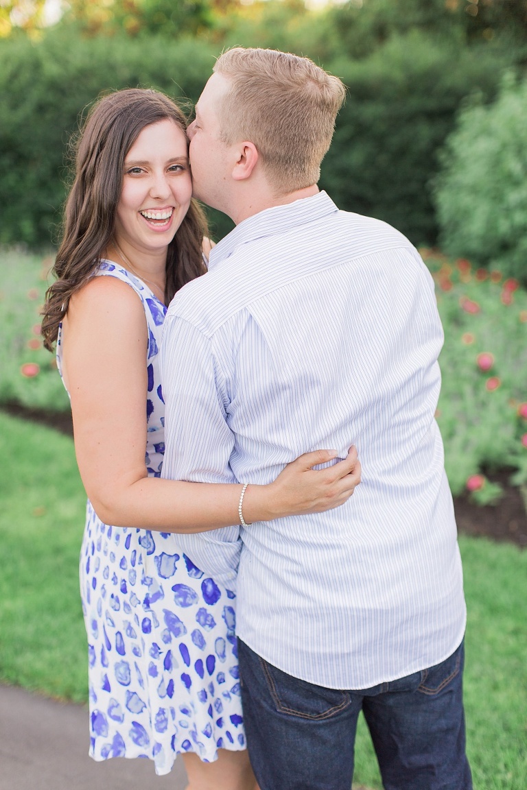 Favourite Engagement Photos from 2016 - Bride being hugged by groom along Ottawa River