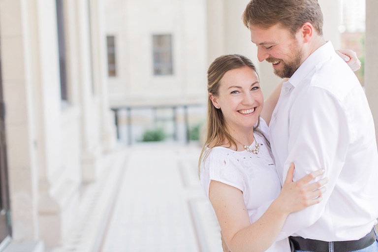Favourite Engagement Photos from 2016 - Groom looking at Bride while she smiles