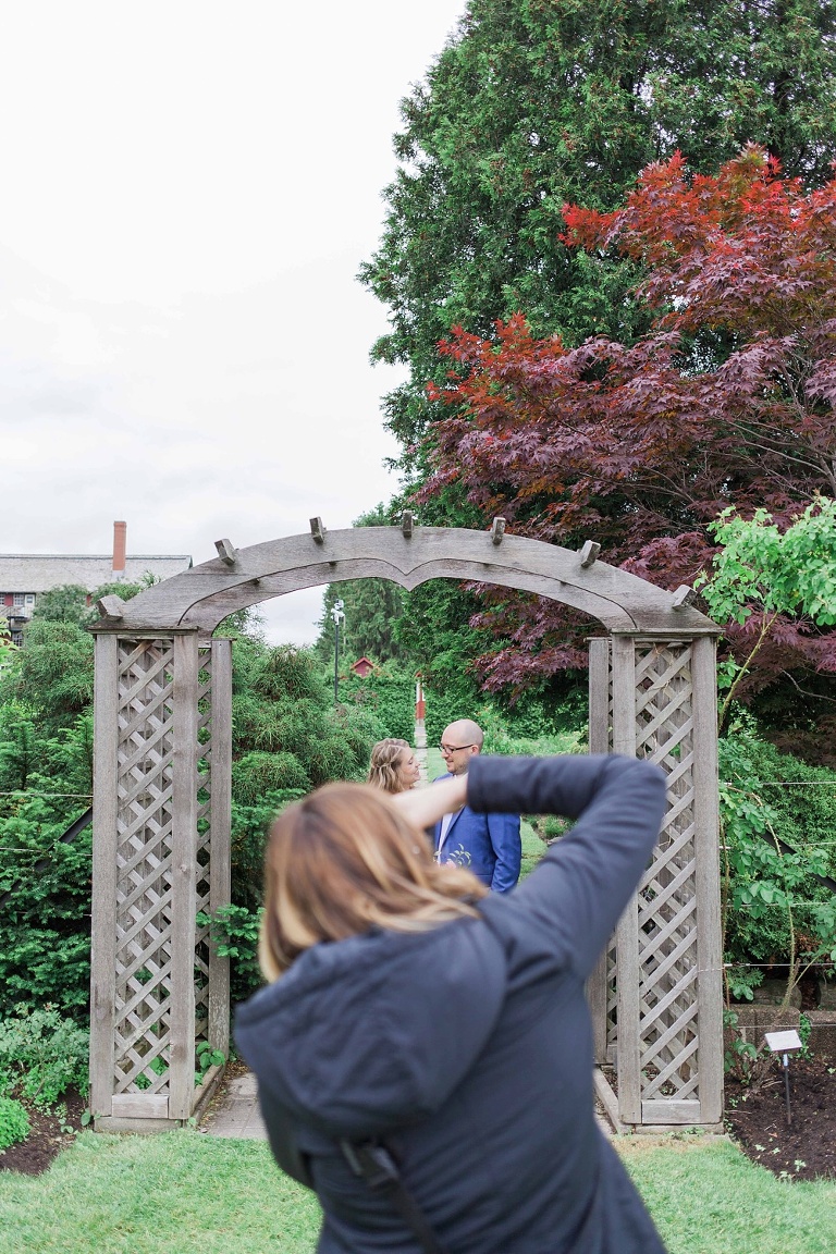 Behind the scenes photos from 2016 wedding