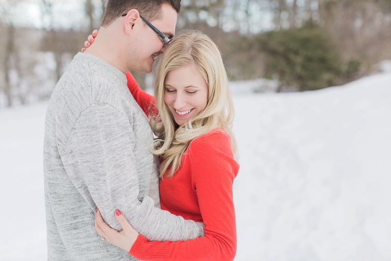 Ottawa Winter Arboretum Engagement Photos