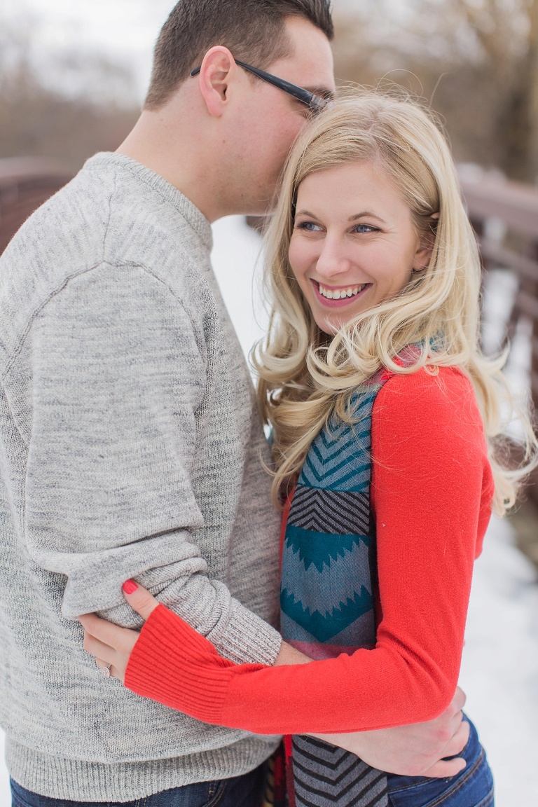 Ottawa Winter Arboretum Engagement Photos