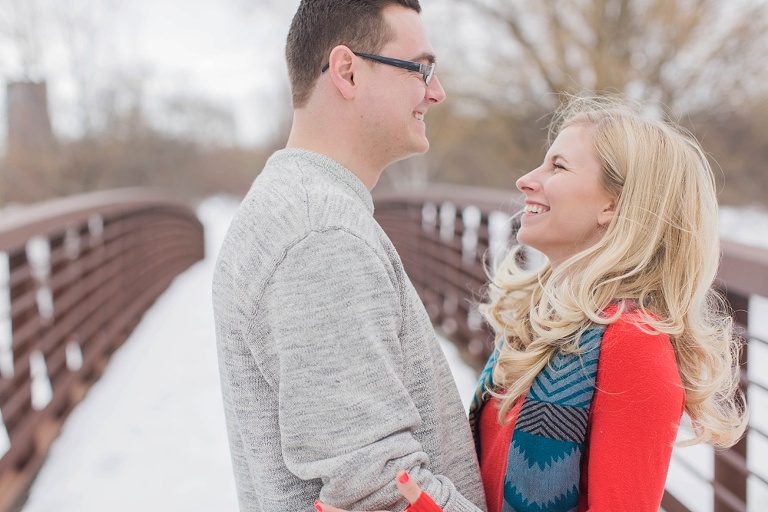 Ottawa Winter Arboretum Engagement Photos