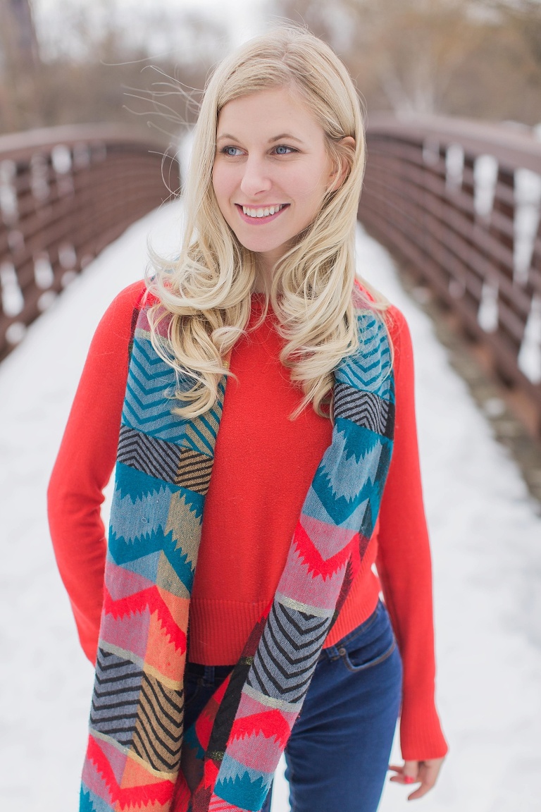 Ottawa Winter Arboretum Engagement Photos