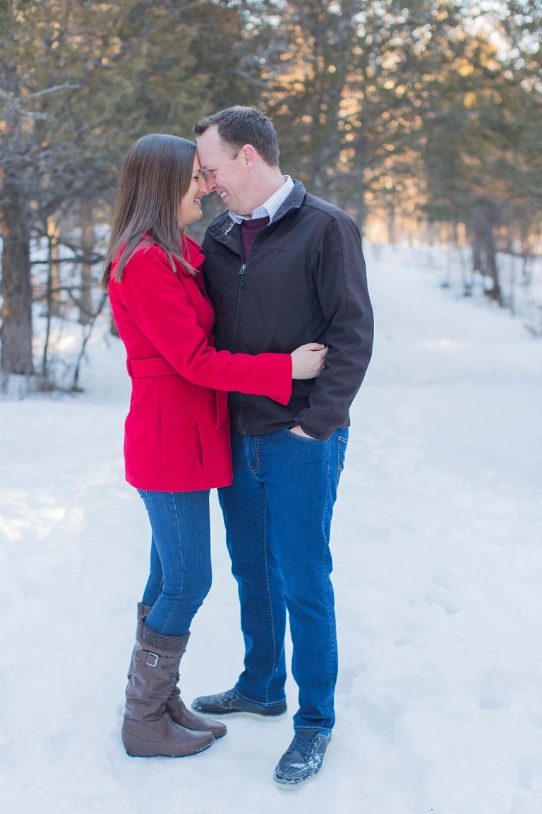 Westport Foley Mountain engagement session in winter