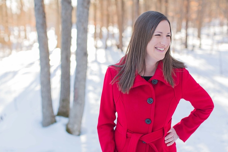 Westport Foley Mountain engagement session in winter